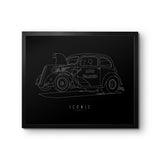 ICONIC x Al's Gasser - Wall Print - Black
