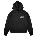 Girl Powered Helmet - Hoodie - Black (Pink Artwork)