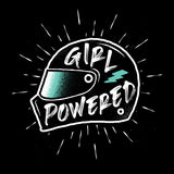 Girl Powered Helmet - Hoodie - Black (Teal Artwork)