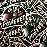 Girl Powered Decal/Sticker - Green