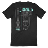 Socially Gapped - T-shirt - Black