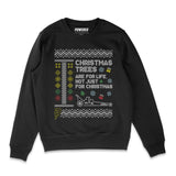 Christmas Tree - Sweatshirt/Jumper - Black (Coloured Design)