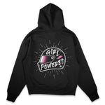 Girl Powered Helmet - Hoodie - Black (Pink Artwork)