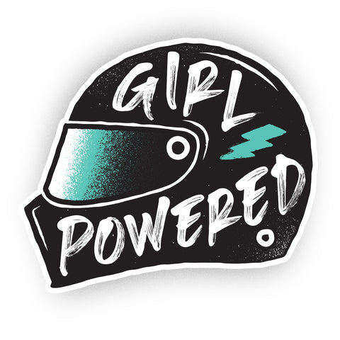 Girl Powered Decal/Sticker - Green