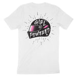Girl Powered Helmet - White T-shirt - Pink