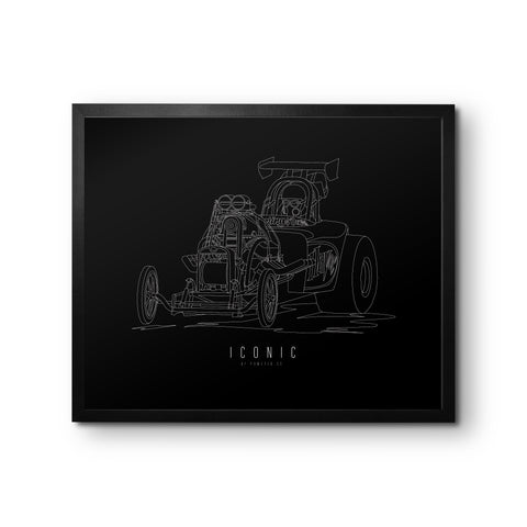 ICONIC x Havoc - Wall Print - Black