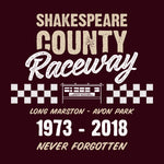 Shakespeare County Raceway - Never Forgotten - Burgandy