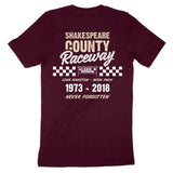 Shakespeare County Raceway - Never Forgotten - Burgandy