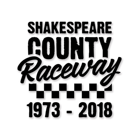 Shakespeare County Raceway - Decal/Sticker - Black