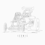 ICONIC x Havoc - Wall Print - White